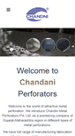 Mobile Screenshot of chandniperforators.com